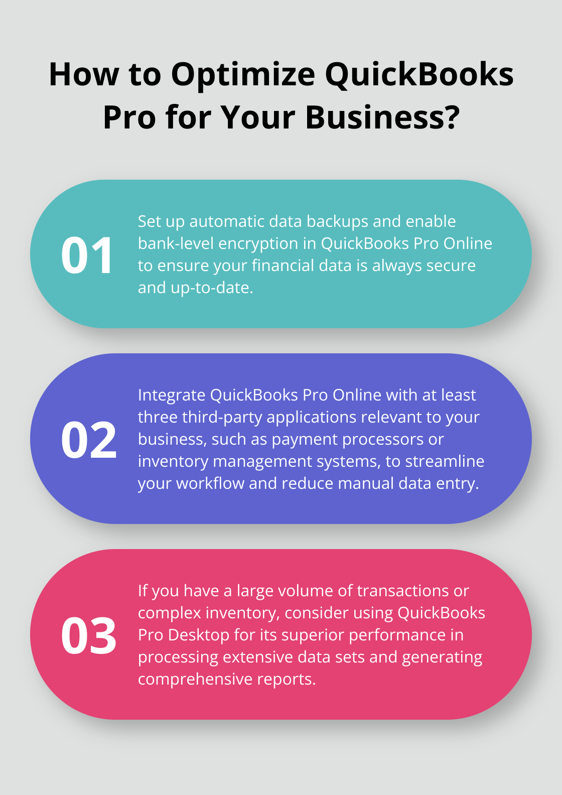 Infographic: How to Optimize QuickBooks Pro for Your Business?