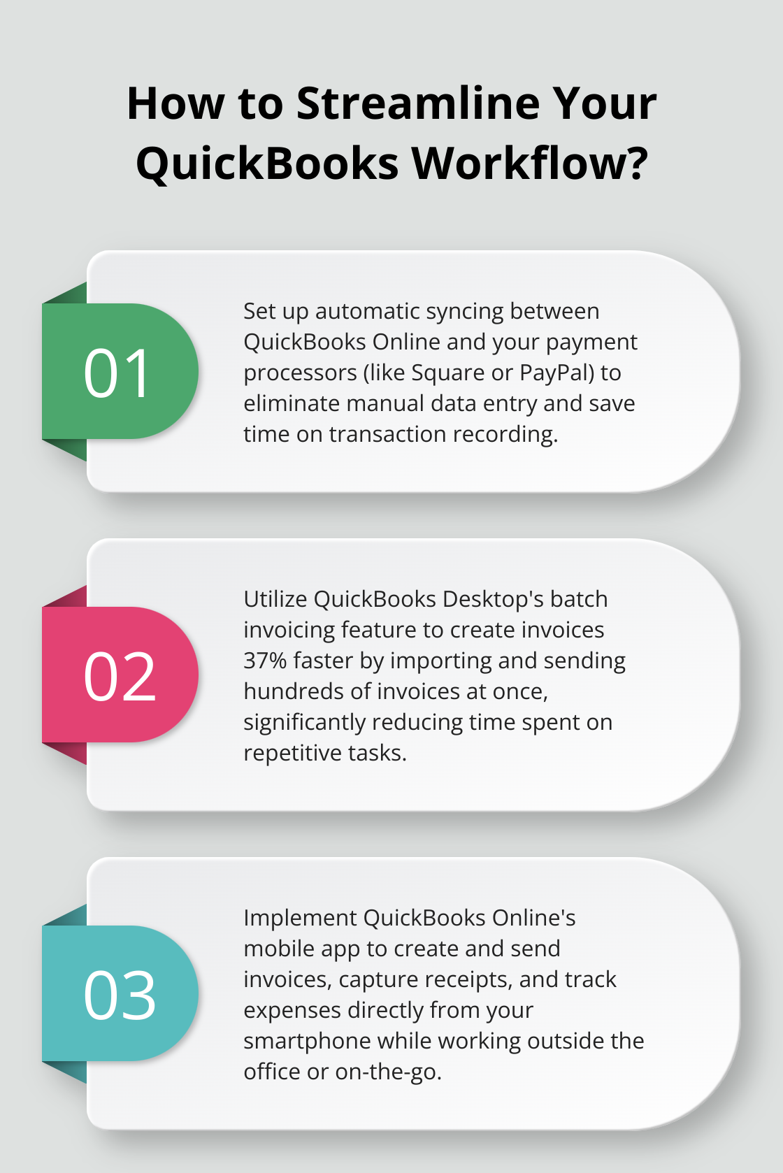 Infographic: How to Streamline Your QuickBooks Workflow? - quickbooks online vs desktop
